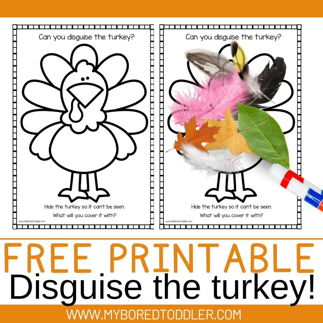 Free Printable Disguise A Turkey Template Free