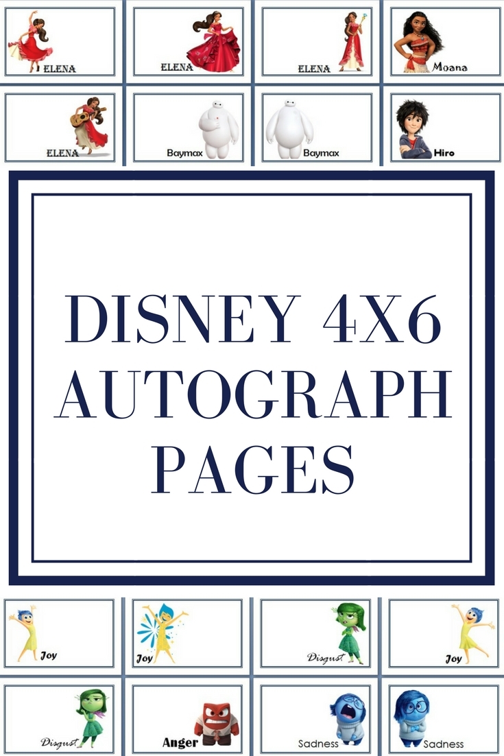 Free Printable Autograph Book Template