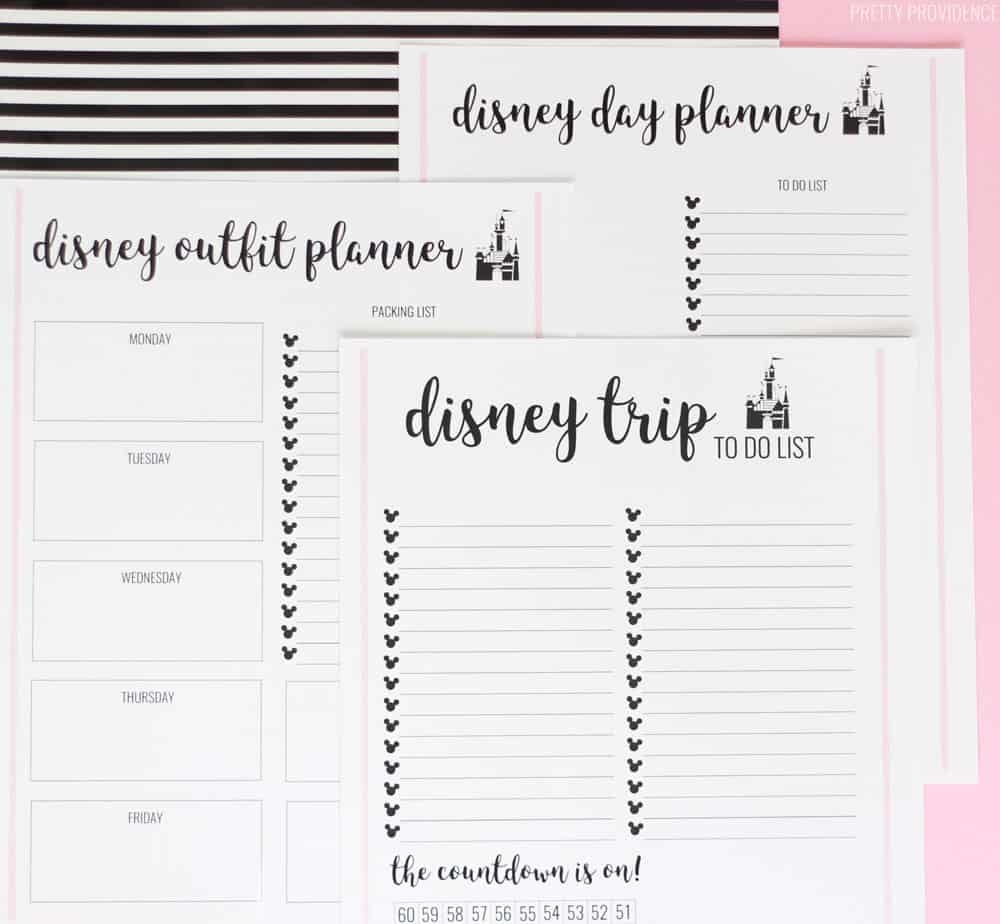 Printable Disney Planner Template