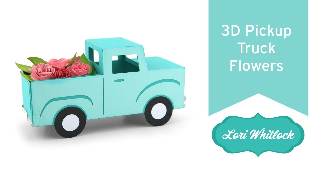 DIY Fall Decor 3D Pickup Truck 