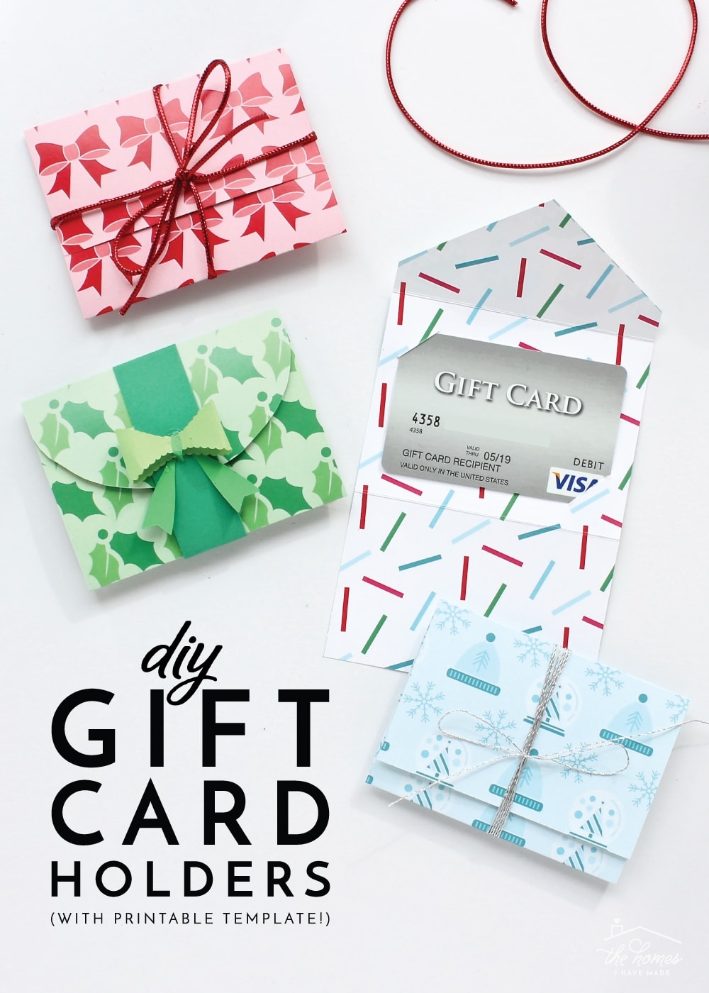 Free Printable Gift Card Sleeve Template