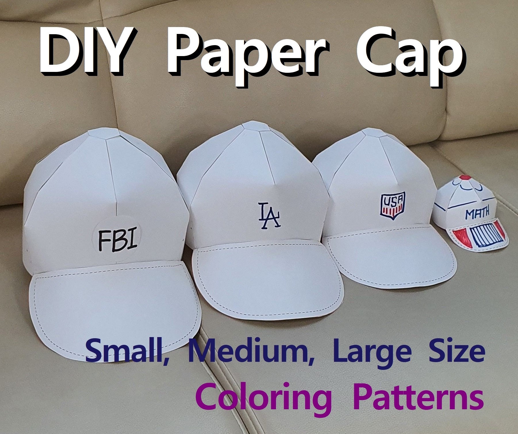 Wearable Paper Hat Template Printable