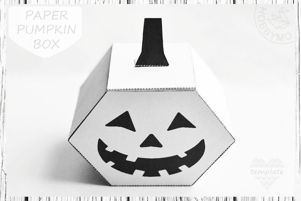 DIY Paper Pumpkin Treat Box 3D Papercraft PDF 2773854 