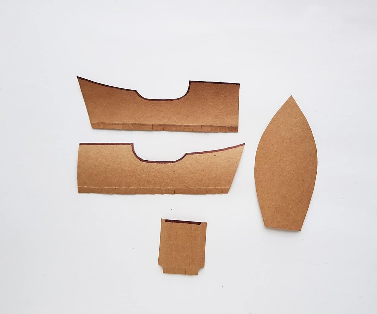 Printable Cardboard Boat Template
