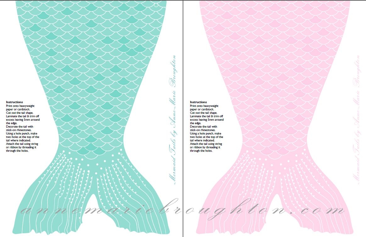 DIY Printable Paper Mermaid Tails Mermaid Tails For Kids Diy Printables Diy Mermaid Tail