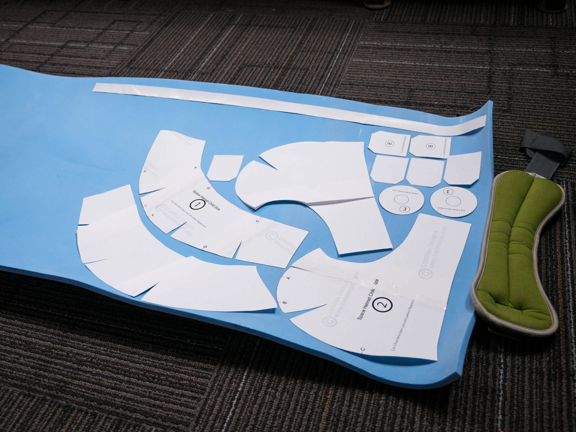 Printable Astronaut Helmet Cut Out Template