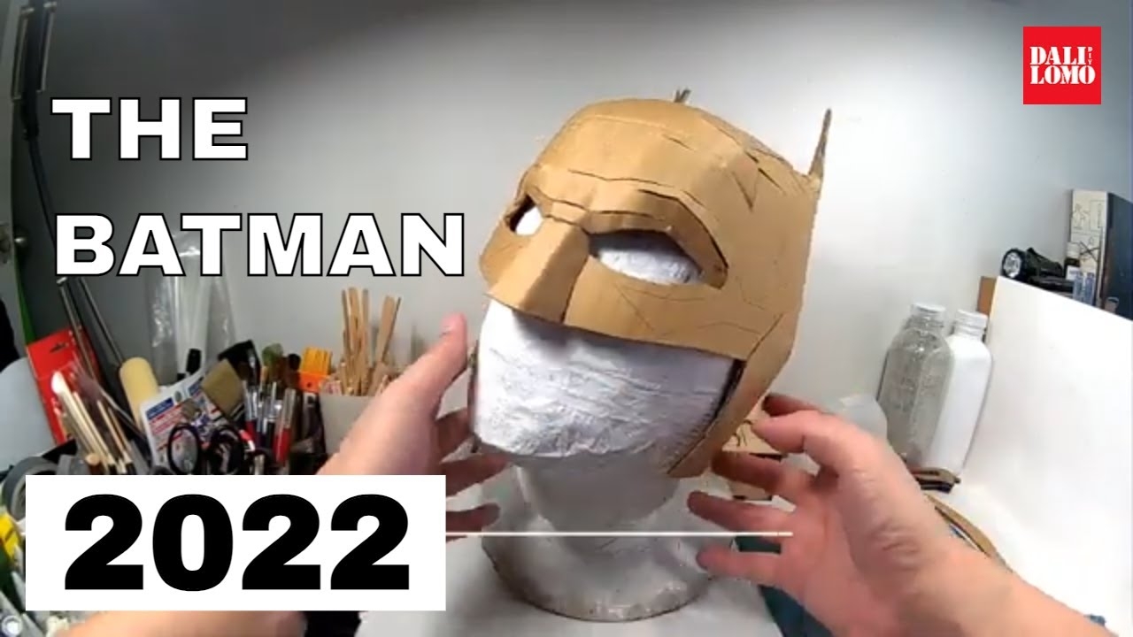 DIY The Batman Part 1 Cardboard Cowl Mask Costumes YouTube