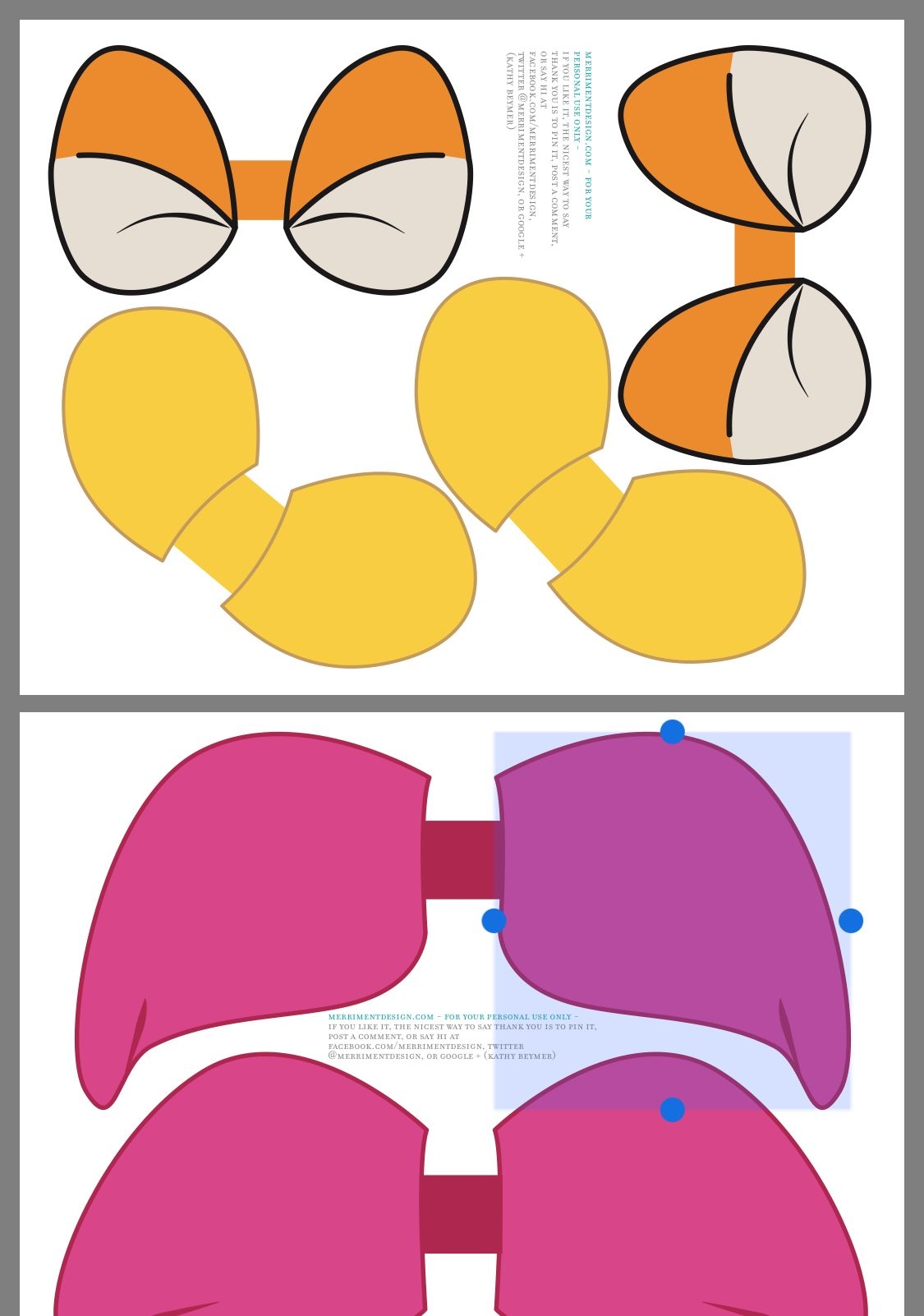 Eeyore Ears Template Printable