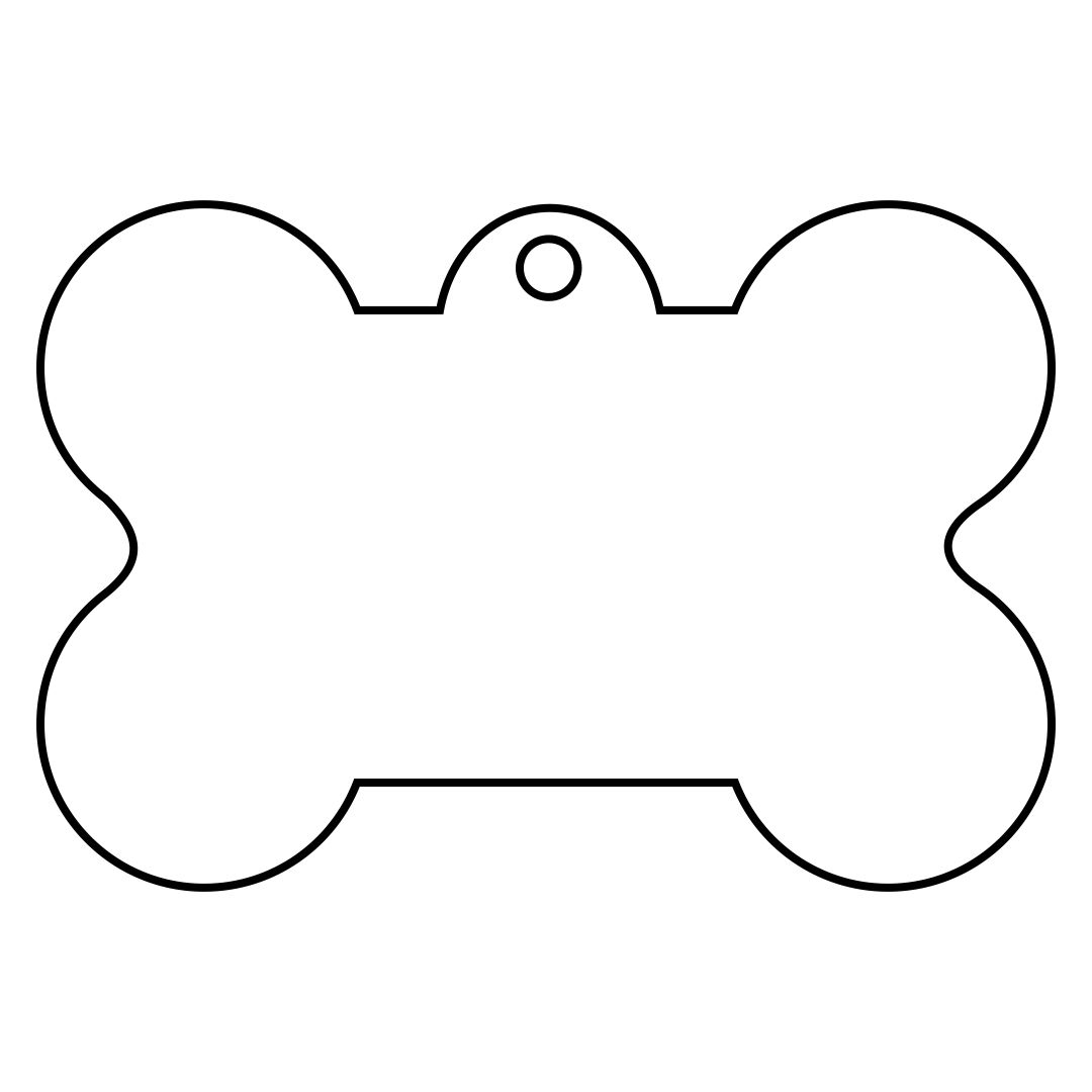 Dog Bone Tag Template Dog Template Printable Tags Template Tag Template
