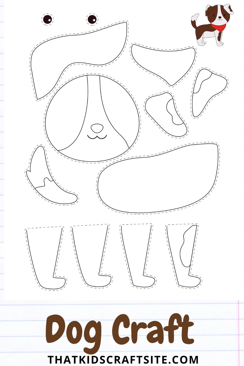 Cut Out Dog Template Printable