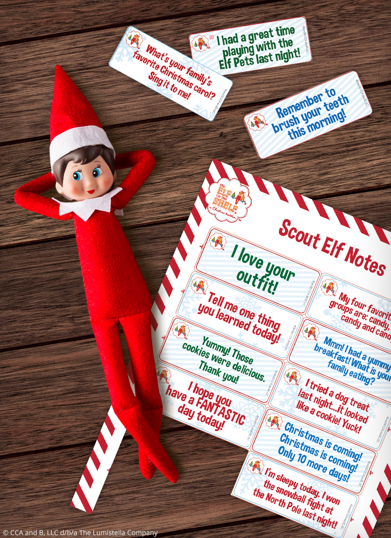 Free Printable Elf On The Shelf Template