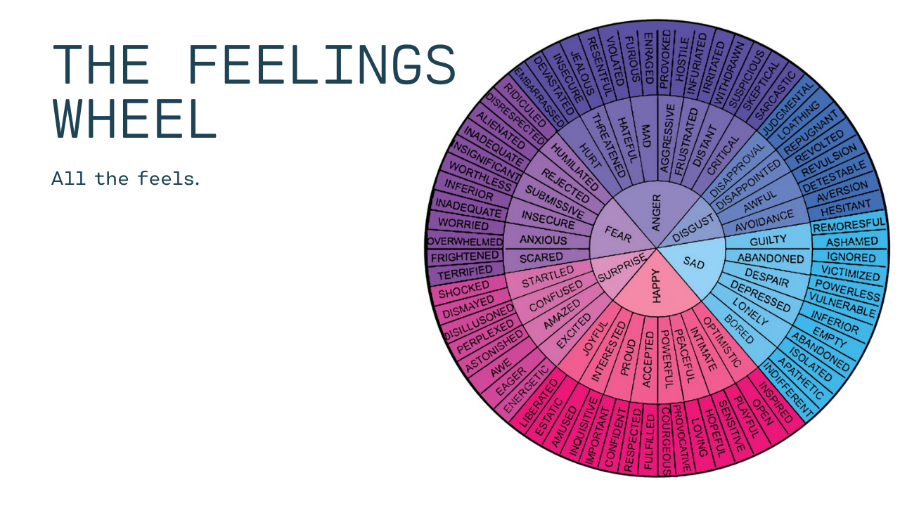 Printable Emotion Wheel Template