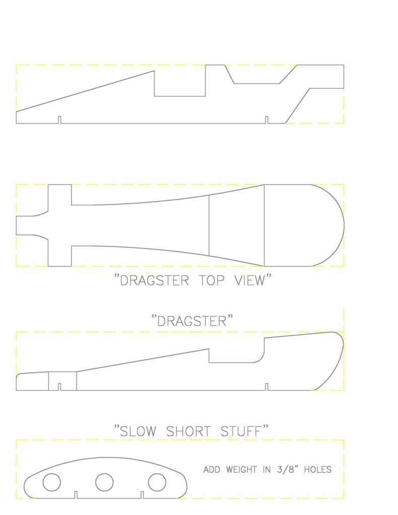 Pinewood Derby Template Printable