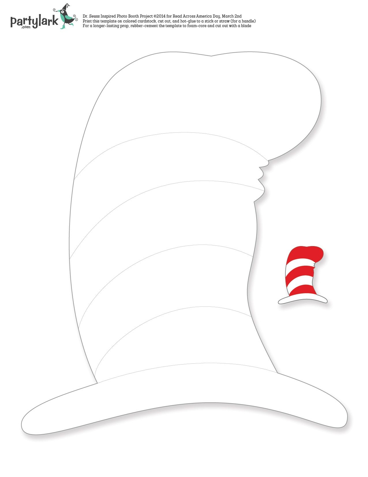 Cat And The Hat Printable Template