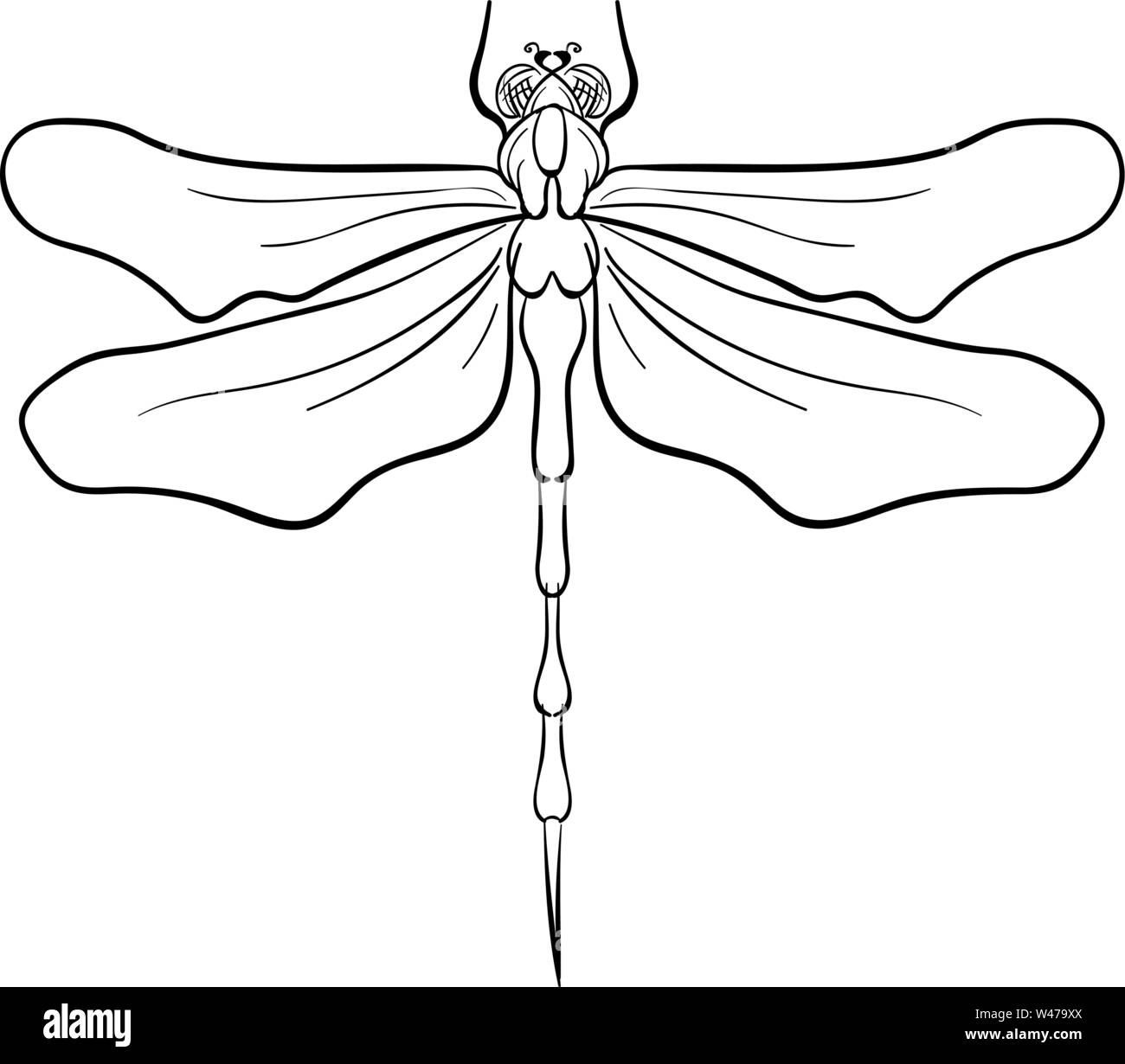 Cut Out Dragonfly Template Printable