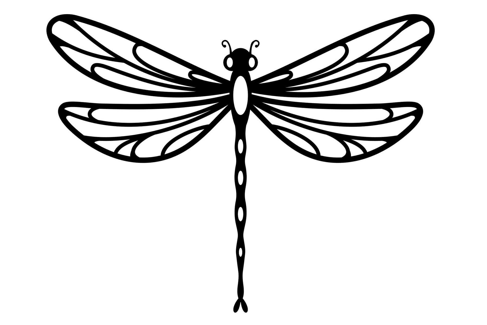 Cut Out Dragonfly Template Printable