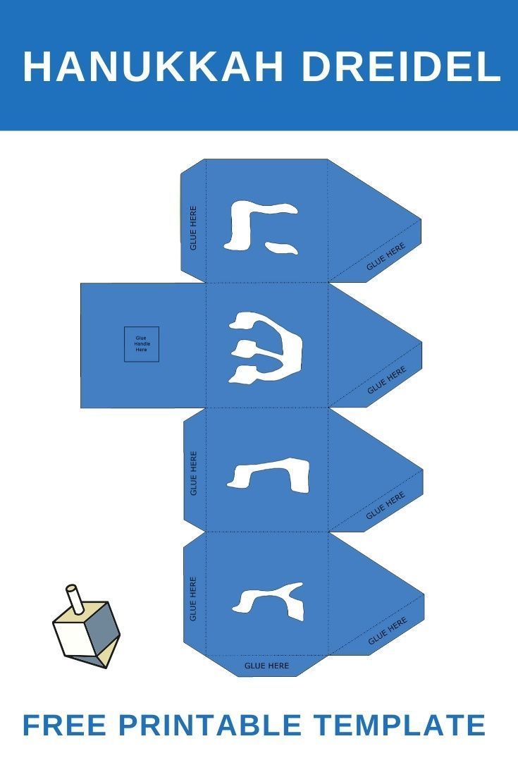 Dreidel Crafts 4 Free Printable Dreidel Template Dreidel Craft Hanukkah Crafts Dreidel