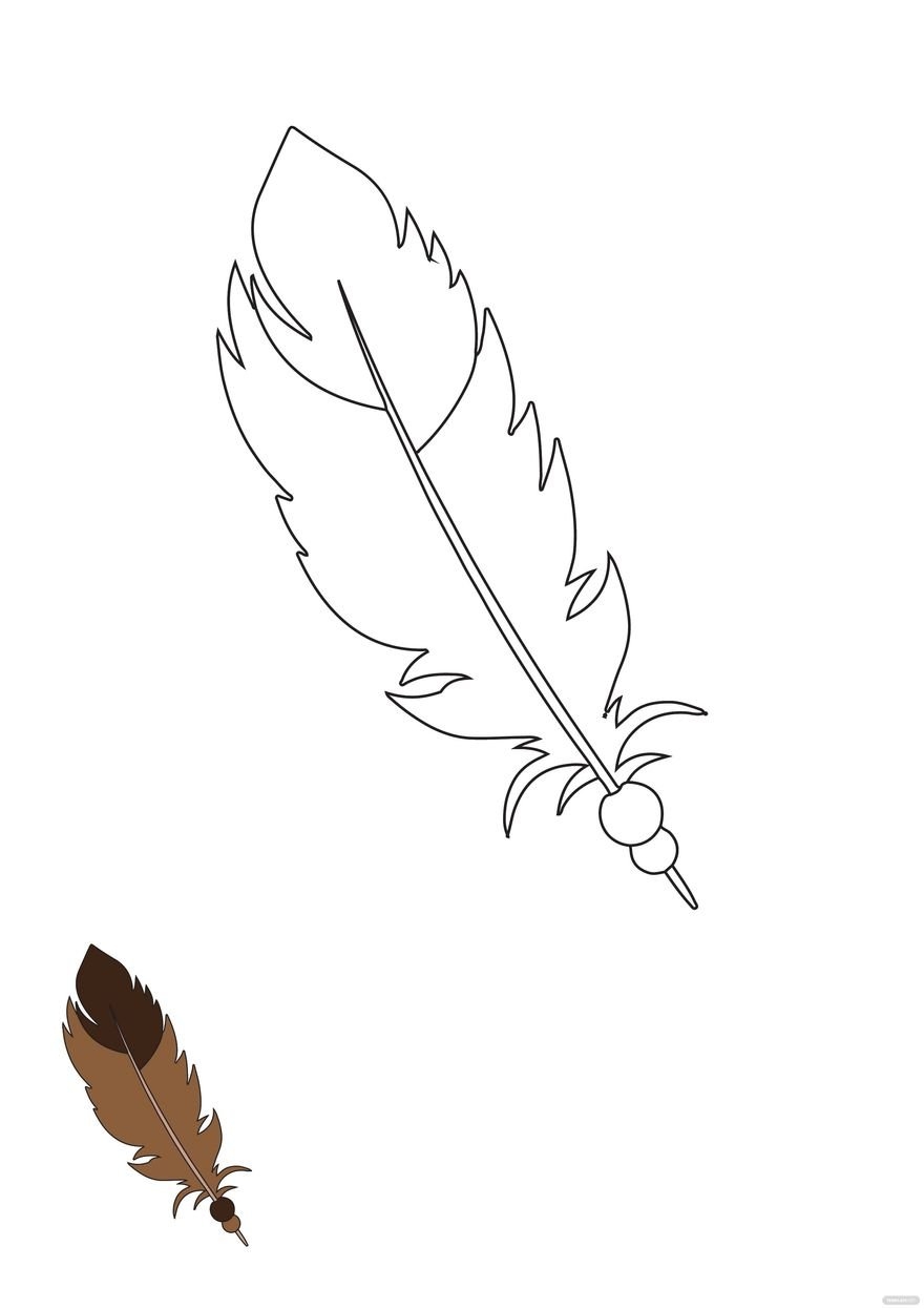 Feather Template Printable Free