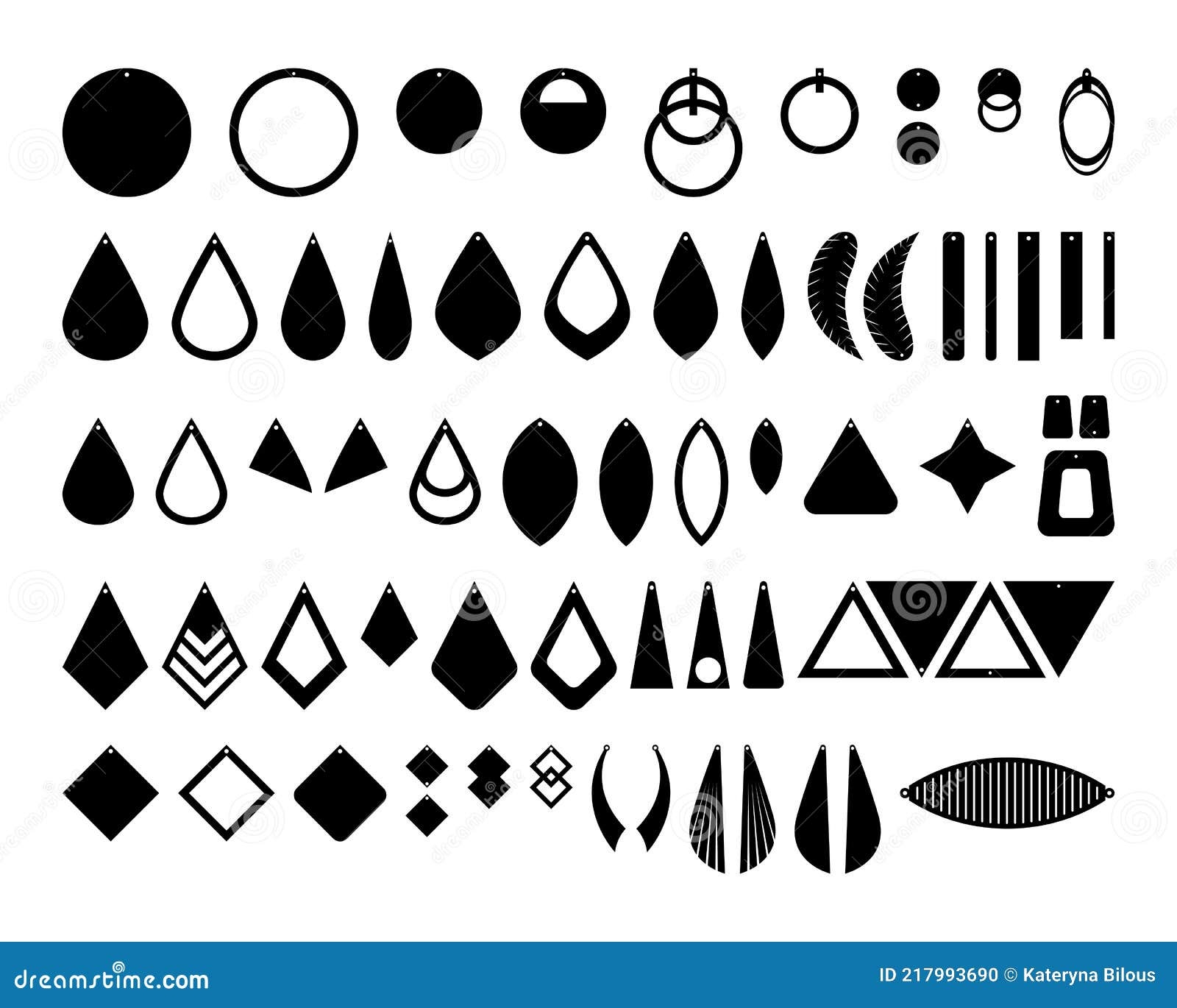 Free Printable Earring Template