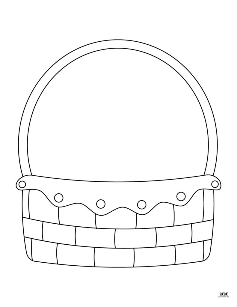 Cut Out Basket Template Printable