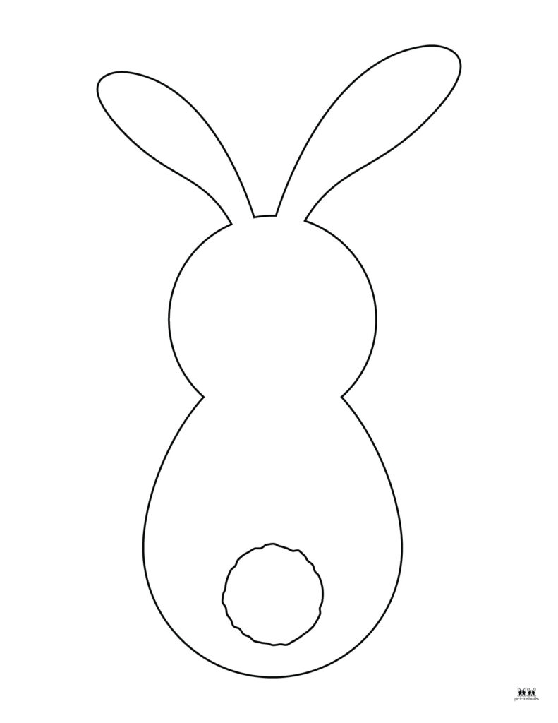 Bunny Template Printable Free