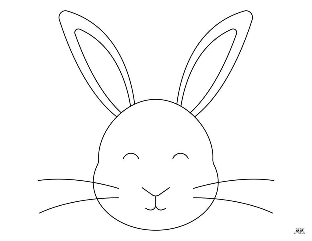 Easter Bunny Templates Outlines 53 FREE Pages Printabulls