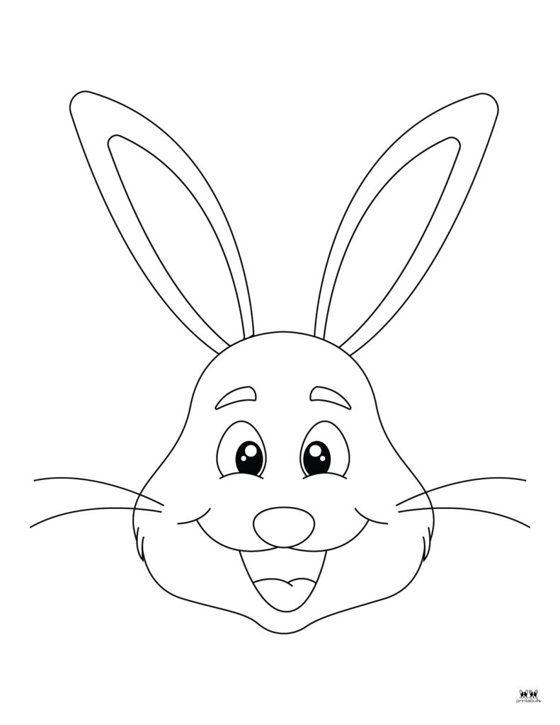 Easter Bunny Templates Outlines 53 FREE Pages Printabulls