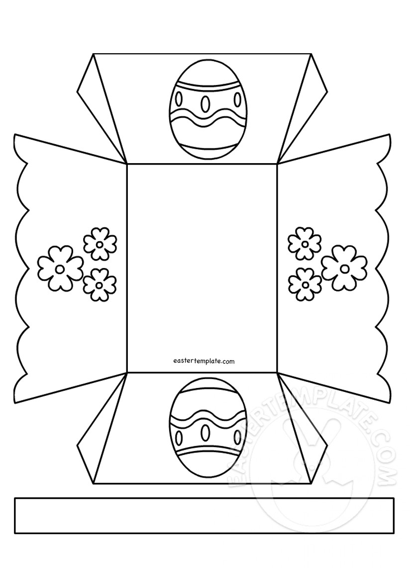 Printable Easter Basket Template