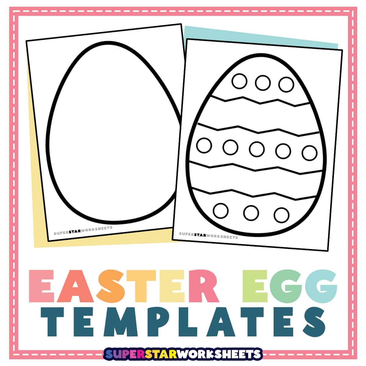 Free Printable Easter Egg Templates