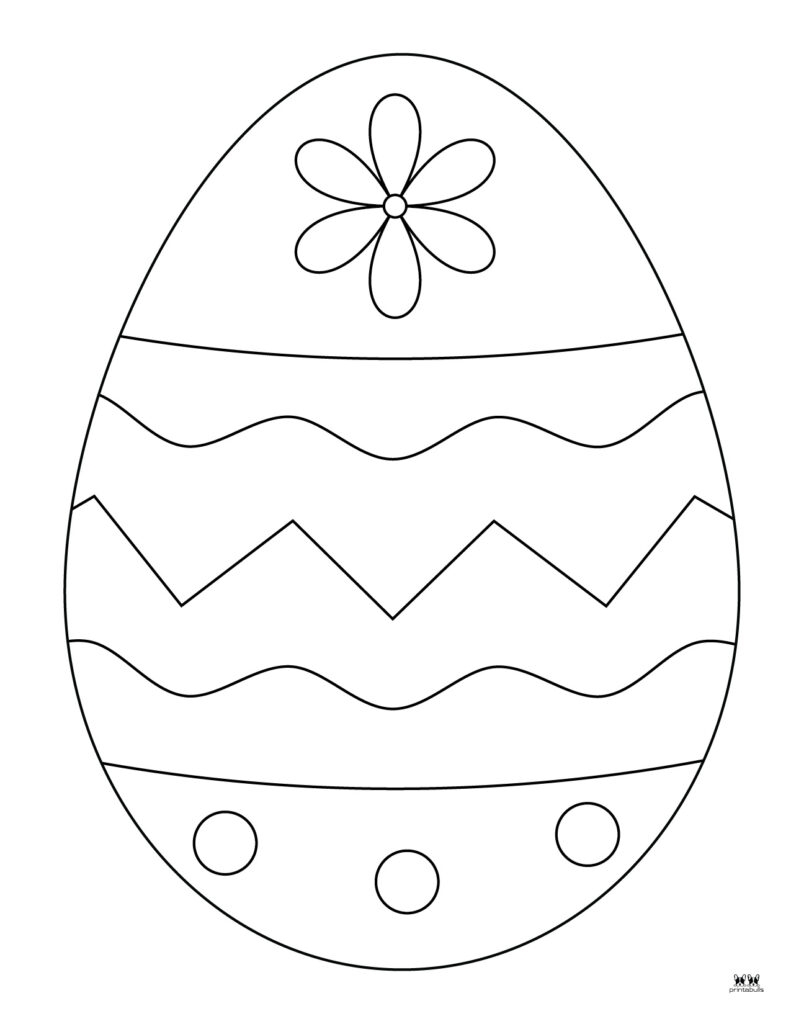 Easter Egg Templates Coloring Pages 129 FREE Pages Printabulls