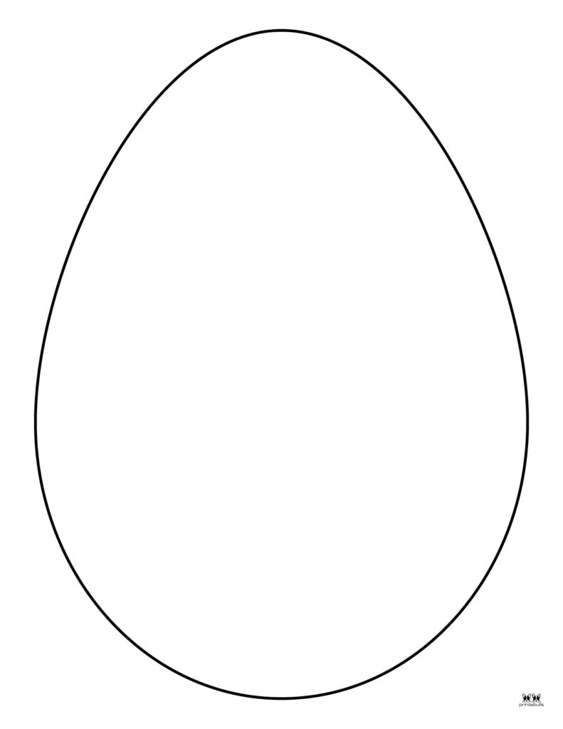 Easter Egg Templates Coloring Pages 129 FREE Pages Printabulls