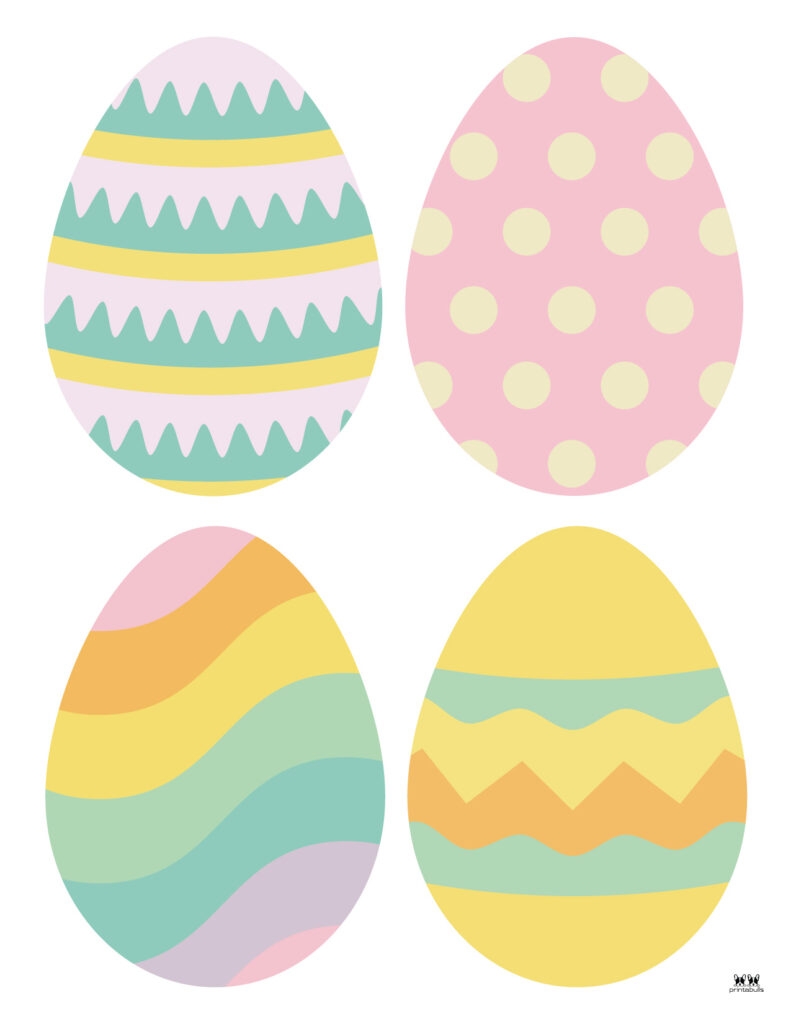 Easter Egg Templates Coloring Pages 129 FREE Pages Printabulls