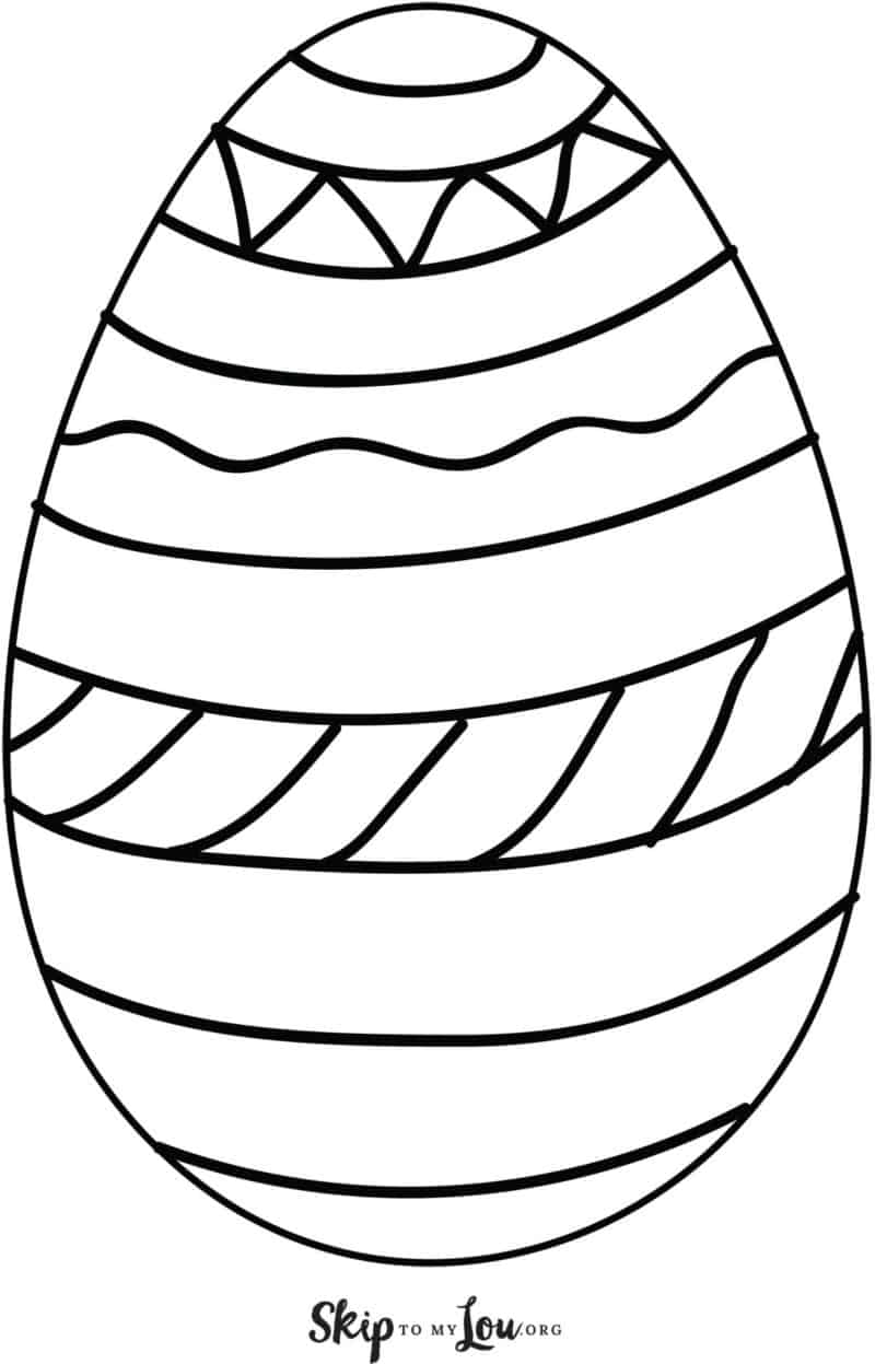 Easter Egg Templates Printable