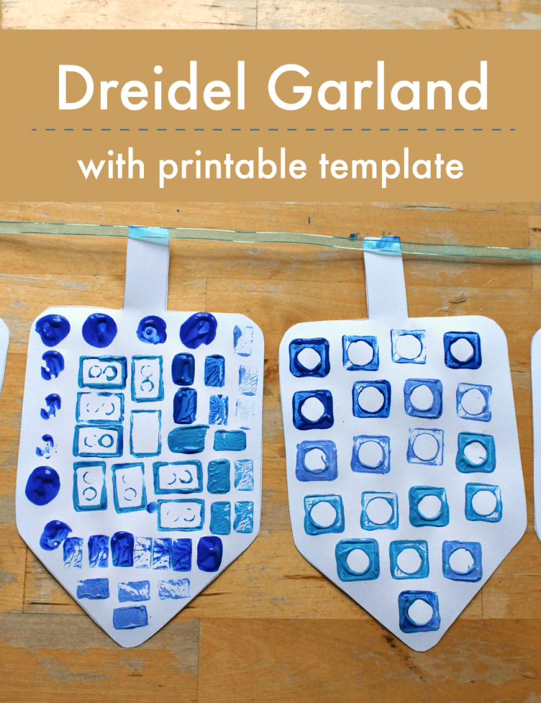 Free Printable Dreidel Template