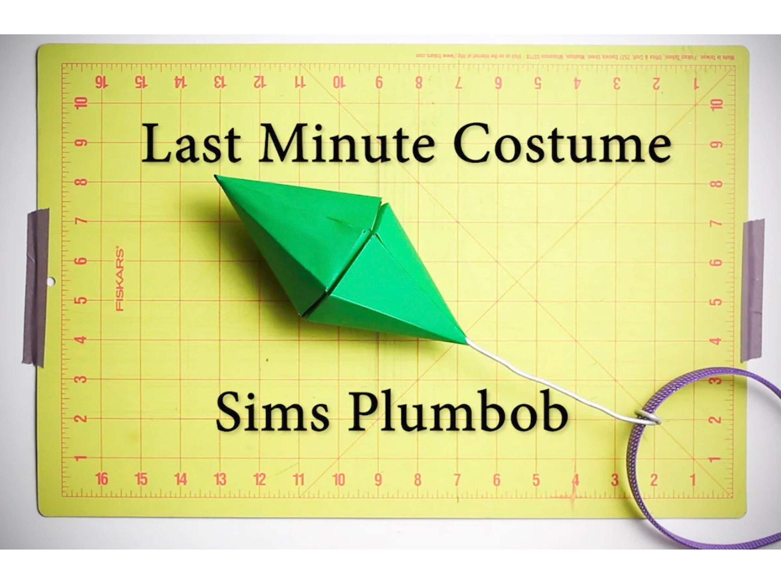 Easy Last minute DIY Sims Plumbob Costume Halloween Digital Downloadable Printable Template PDF SVG Files Adults Kids Pets Too Etsy