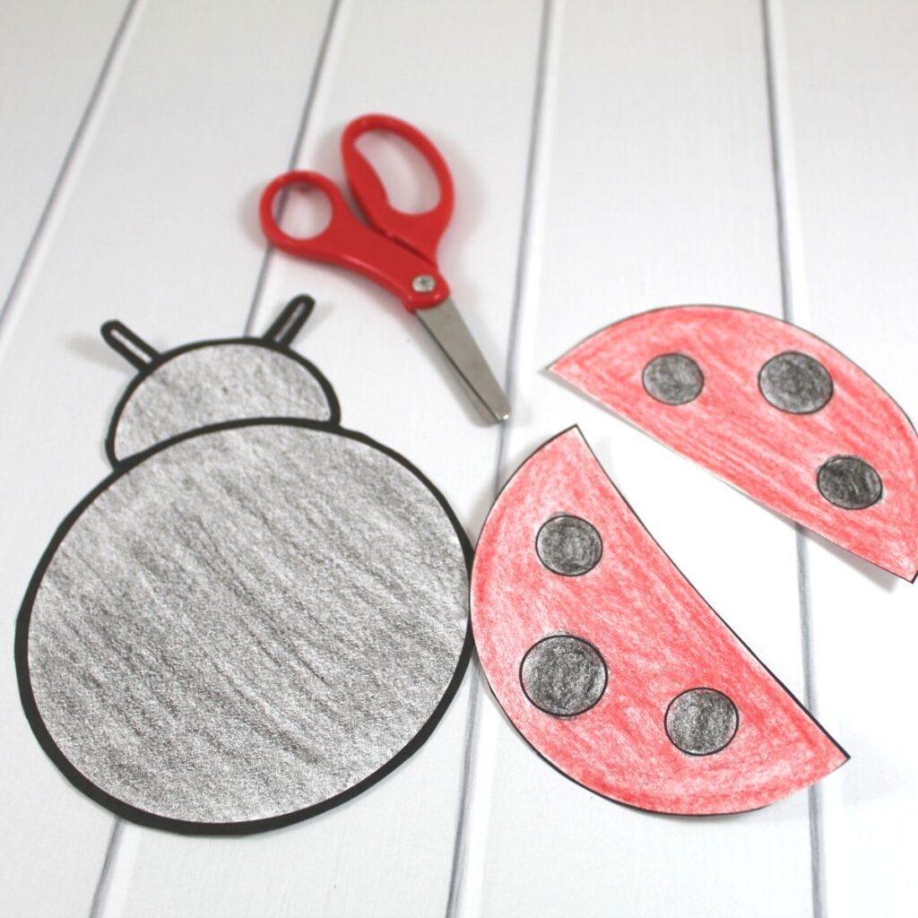 Printable Cut Out Ladybug Template