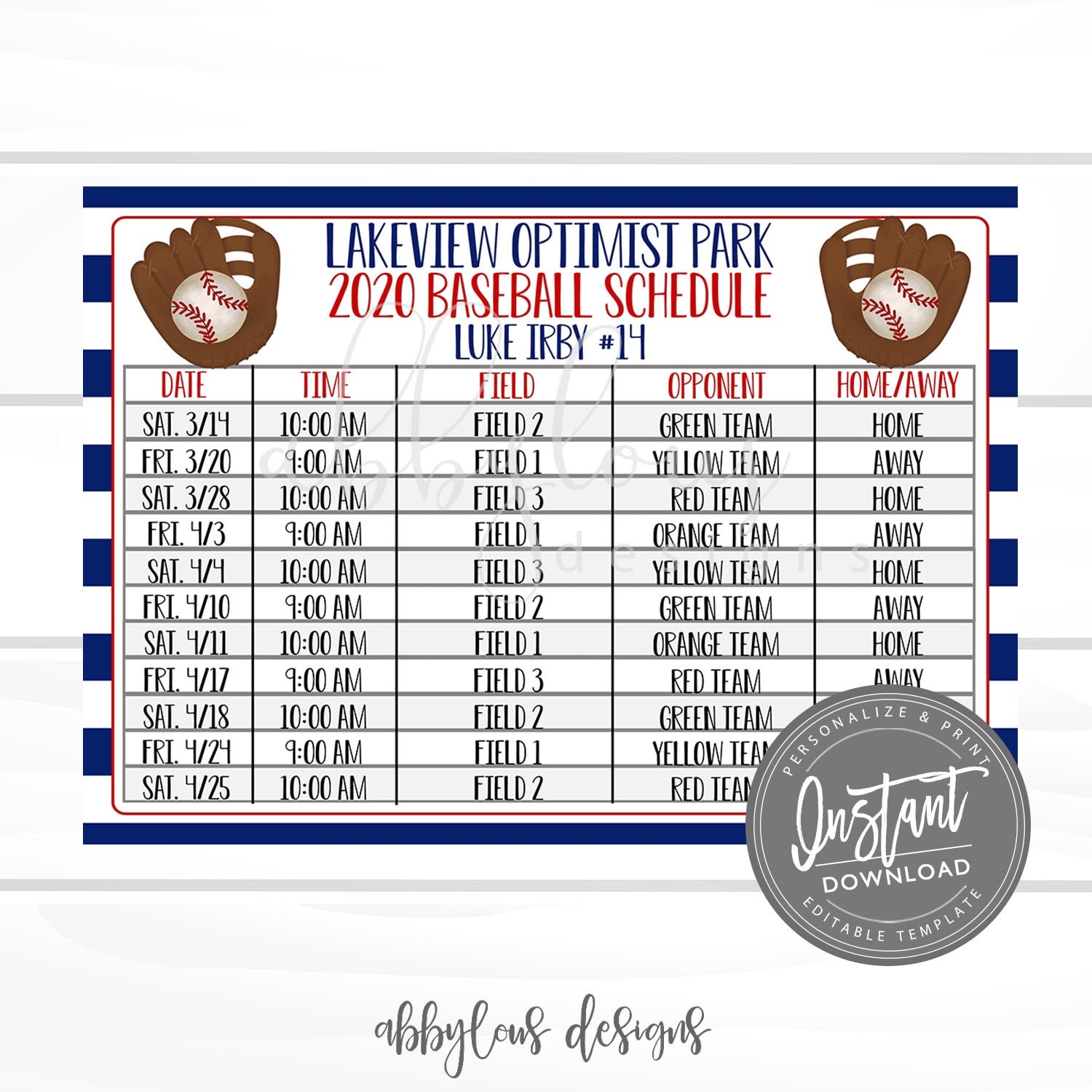 EDITABLE Baseball Game Schedule Printable Practice Schedule Summer Ball Schedule Editable Schedule Editable File Digital Template Etsy Israel