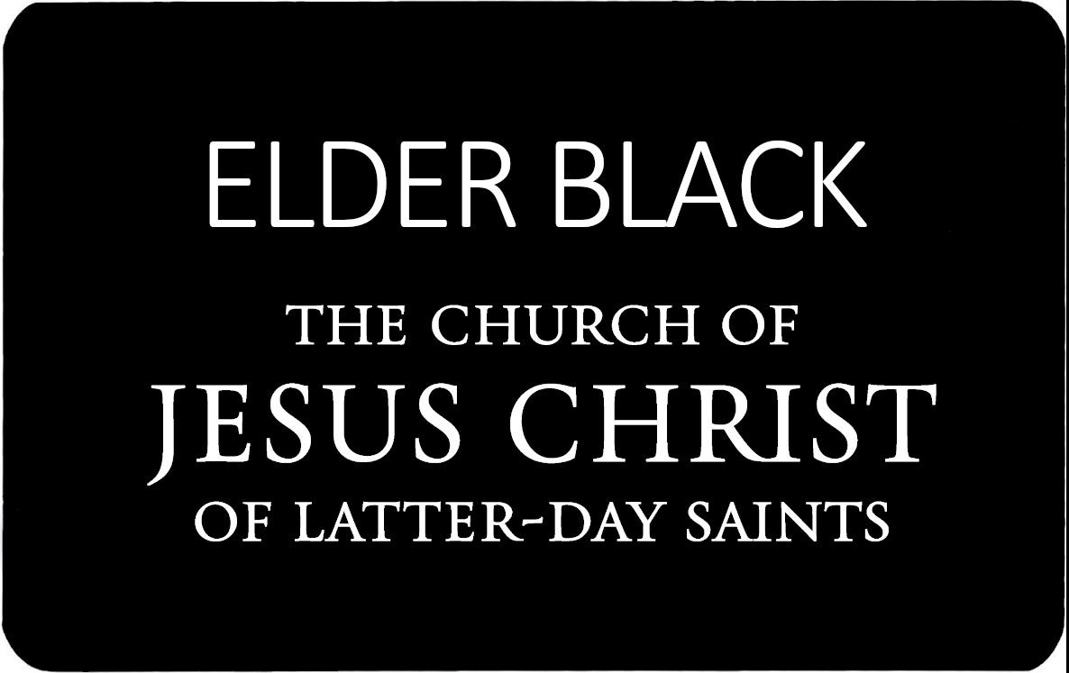 Printable Lds Missionary Name Tag Template
