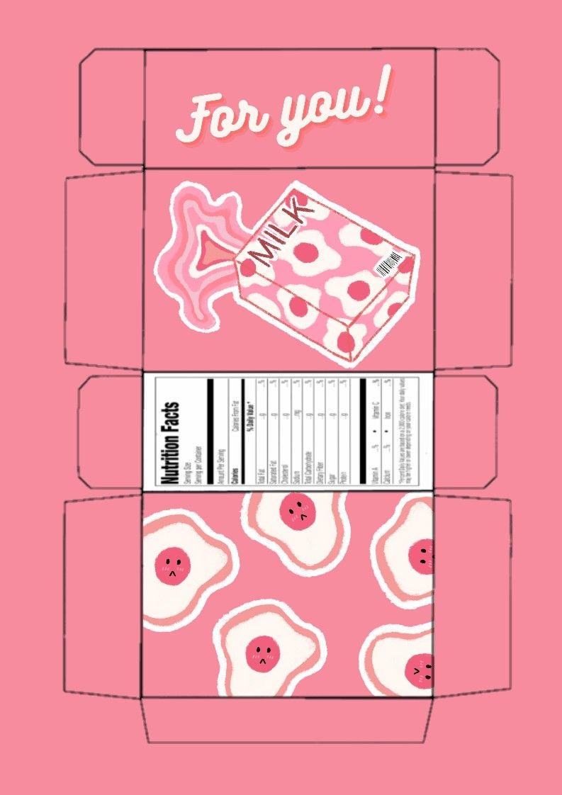 Eggy Mil Cereal Box Paper Doll Printable Templates Paper Doll Template Easy Paper Crafts Diy