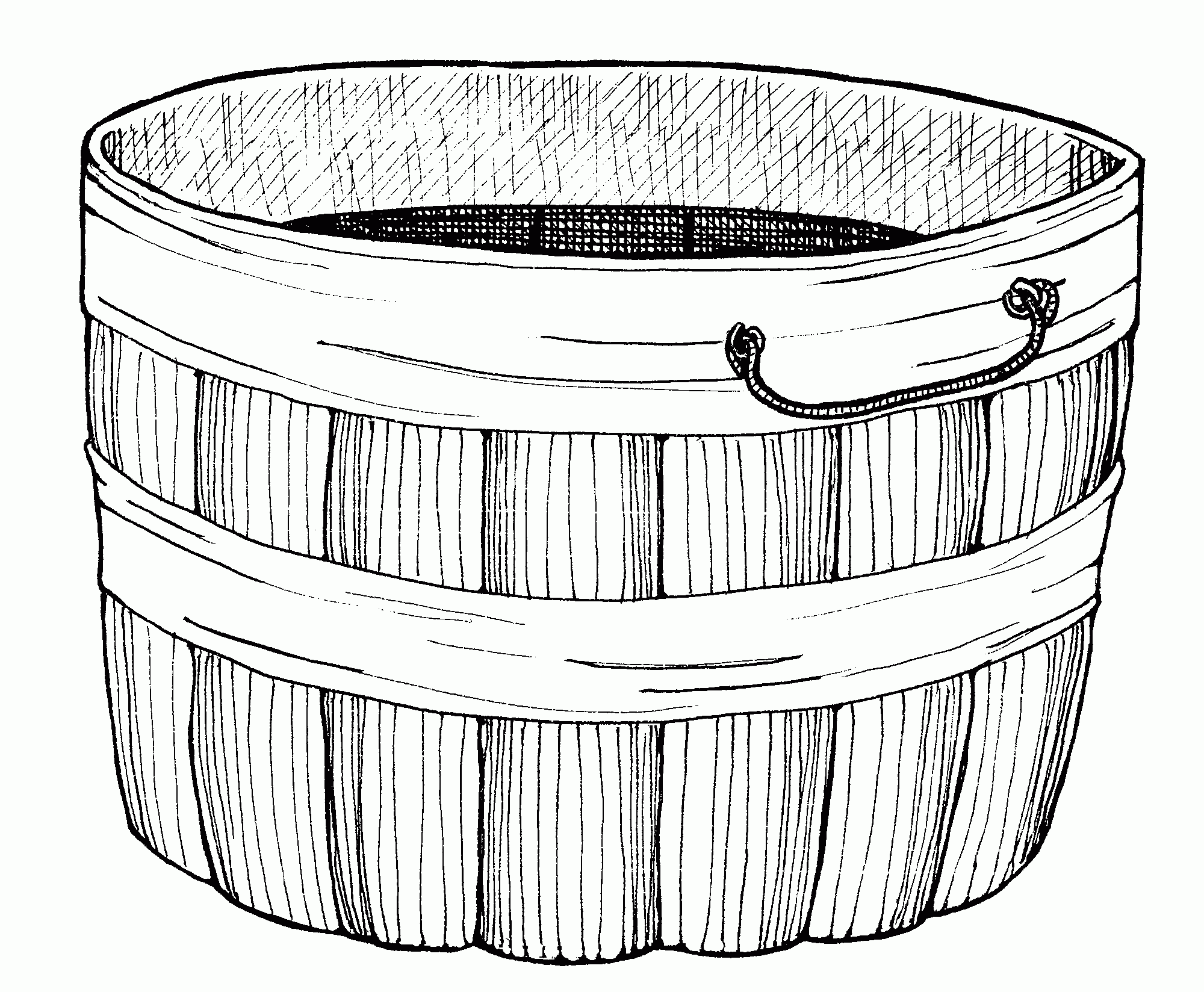 Empty Basket Template DIY Crafts