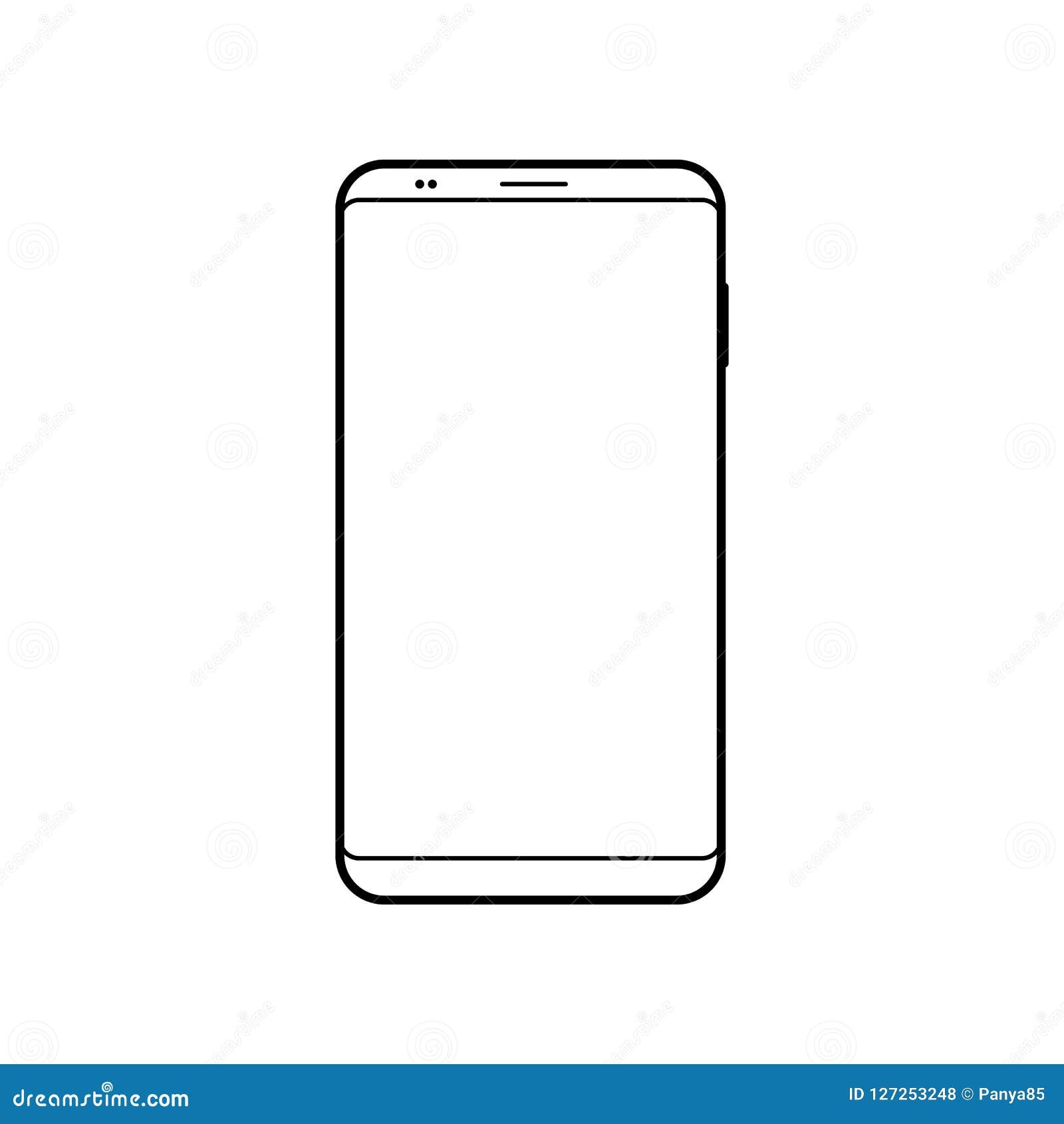 Printable Cell Phone Template