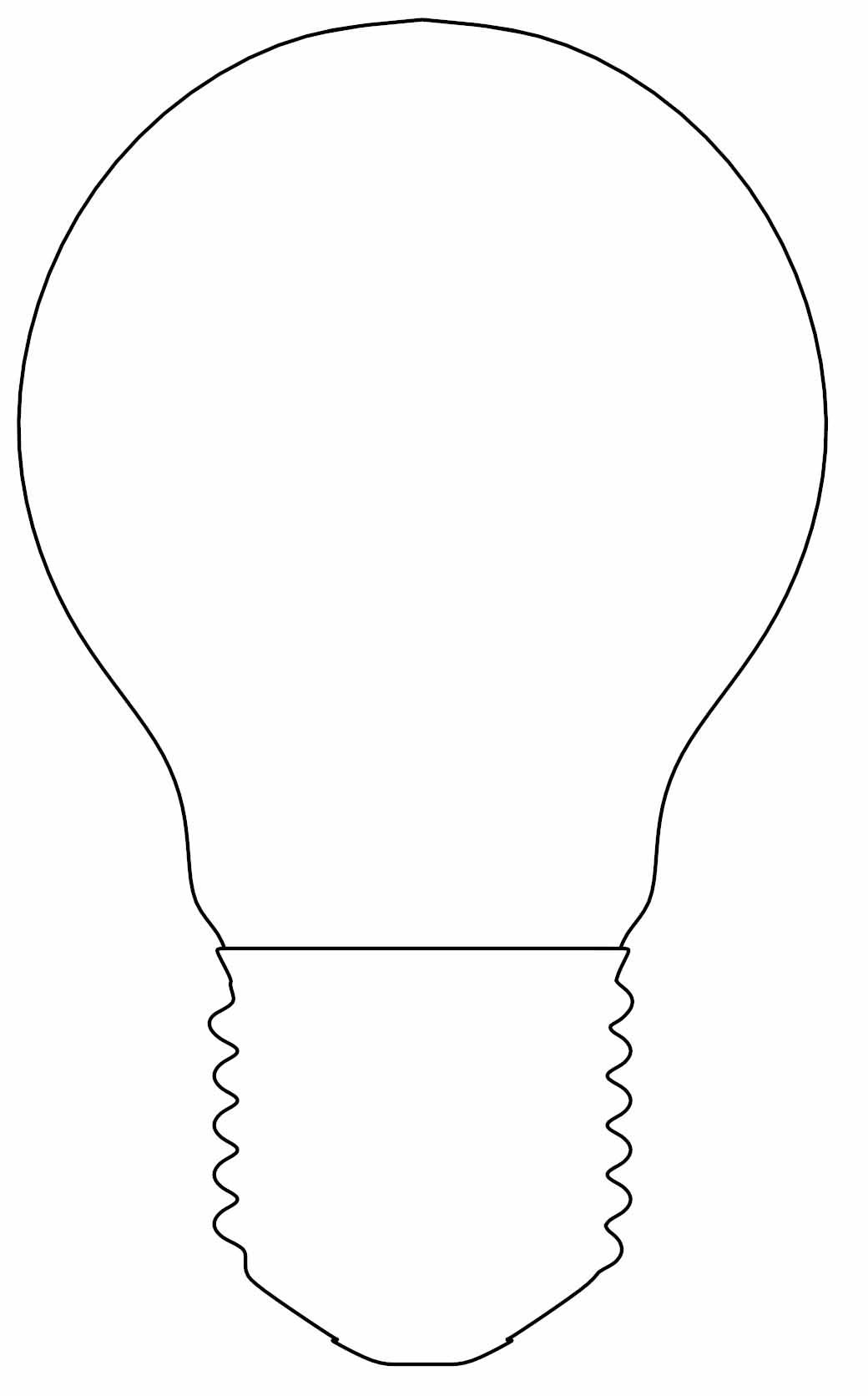 Excellent Image Of Light Bulb Coloring Page Entitlementtrap Light Bulb Template Light Bulb Printable Coloring Pages