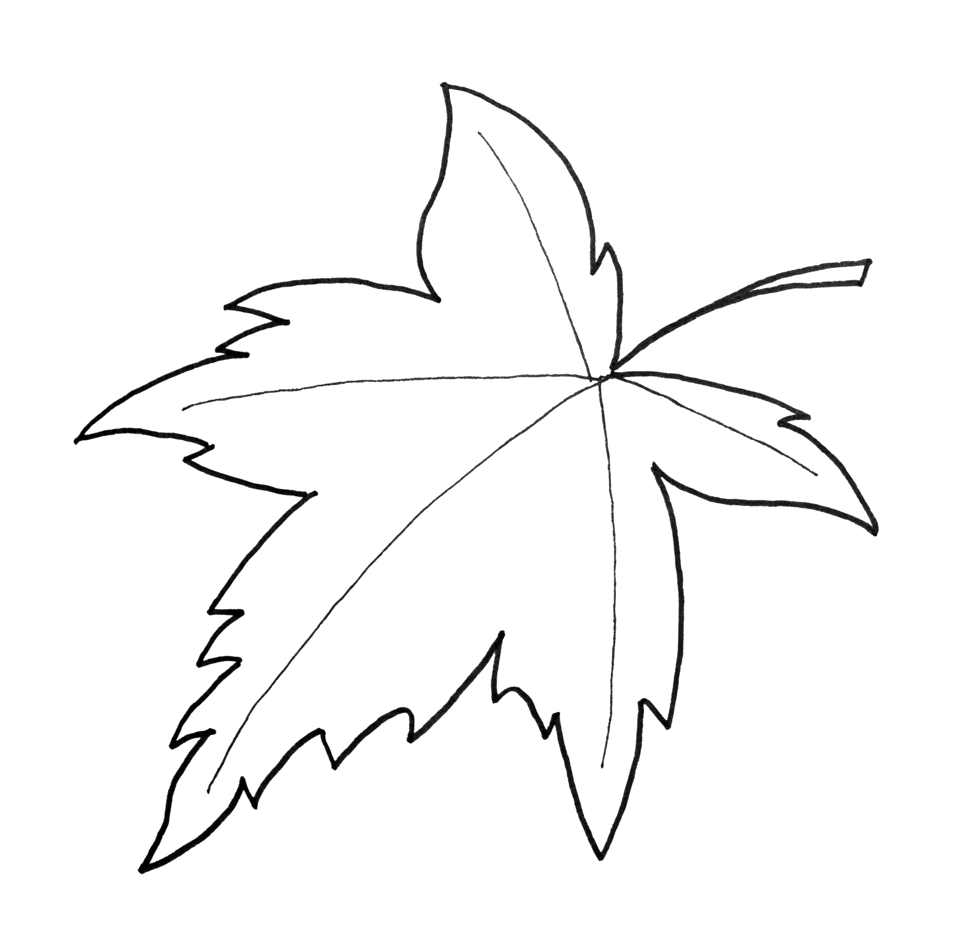 Fall Leaves Cut Out Printable Leaf Template