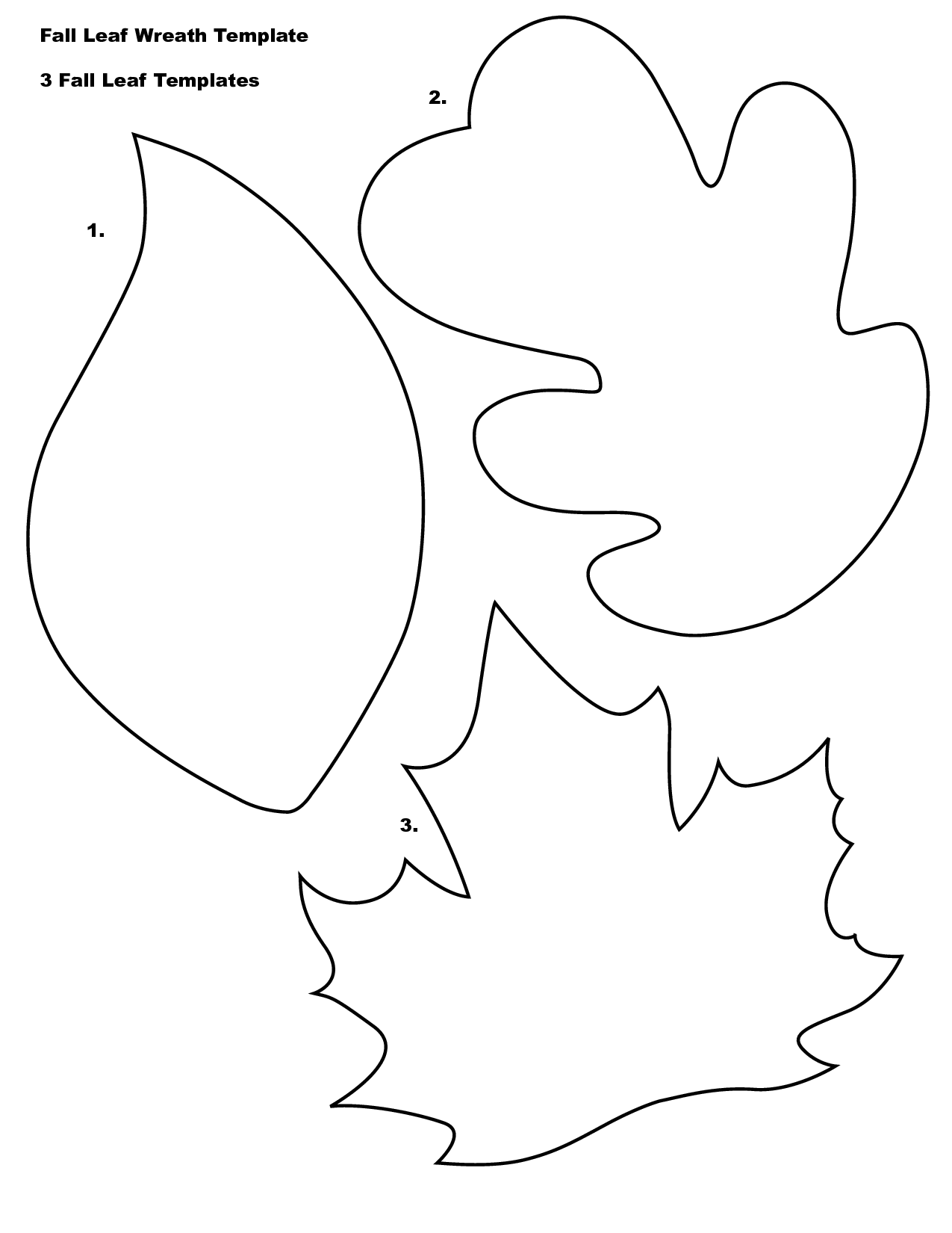 Fall Leaf Templates Printable Leaf Coloring Page Fall Leaf Template Fall Leaves Coloring Pages