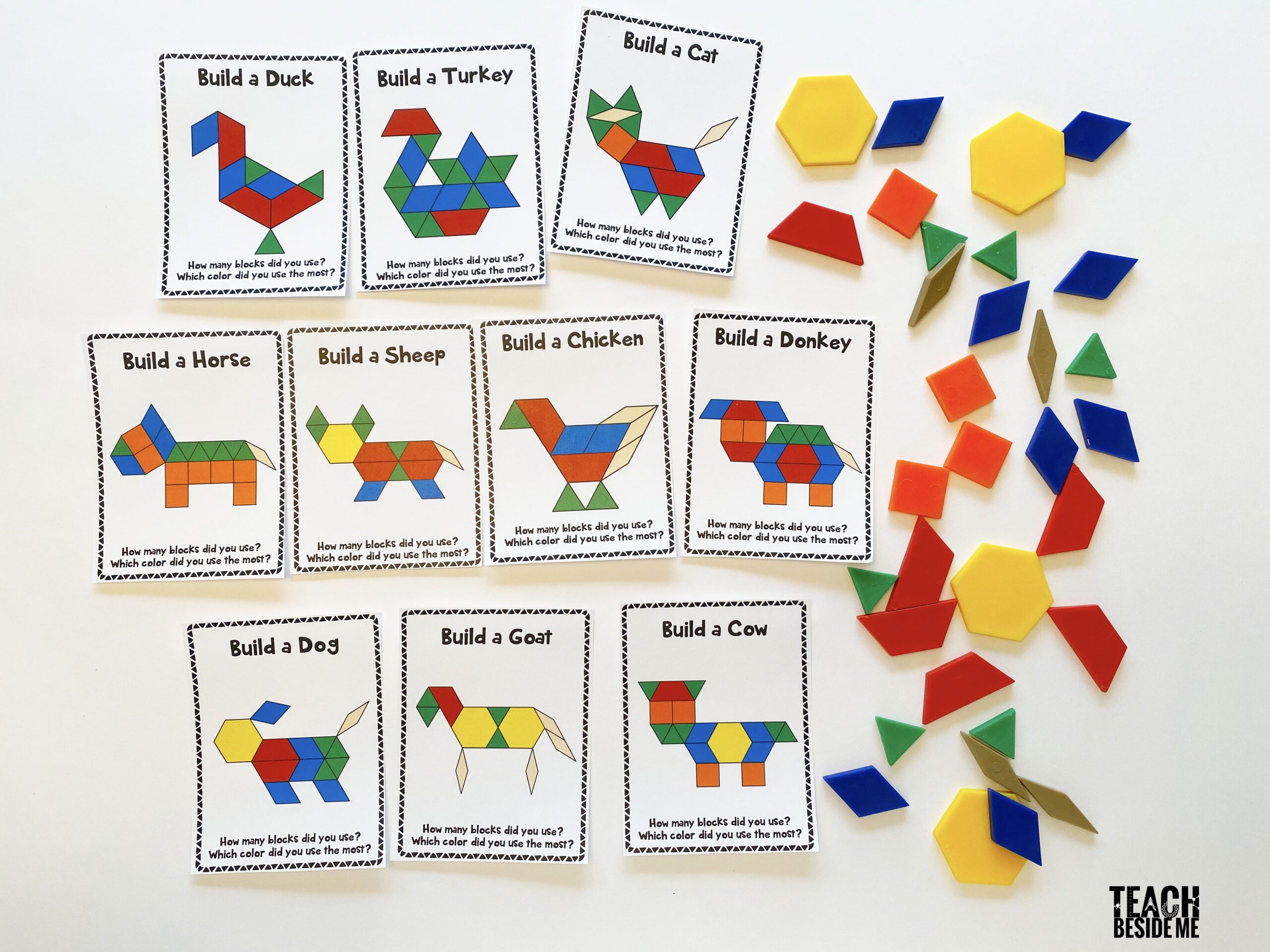 Pattern Block Printable Templates