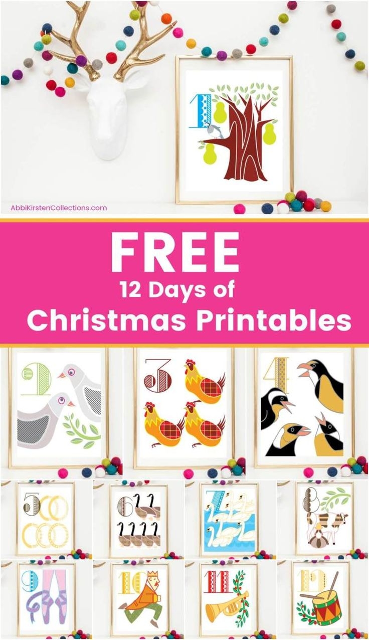Festive Christmas Printables Free Wall Art For Your Home