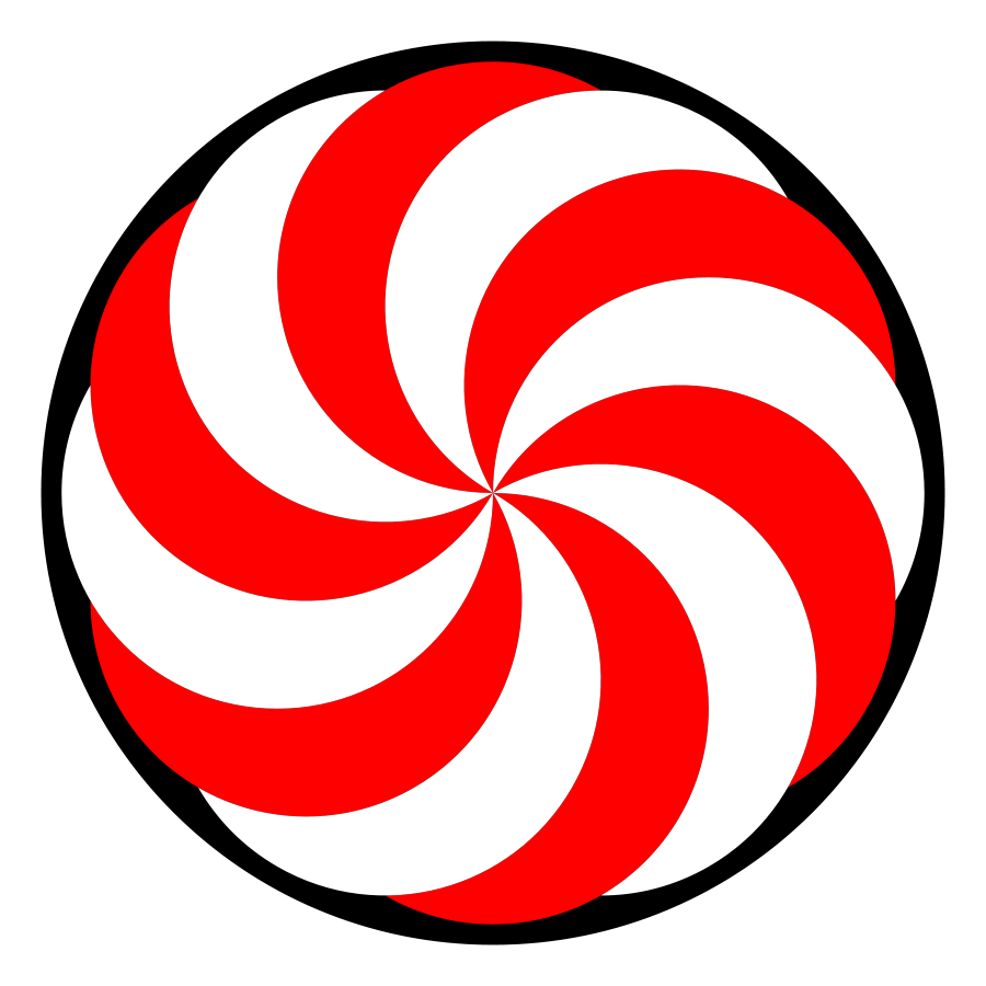Printable Peppermint Candy Template