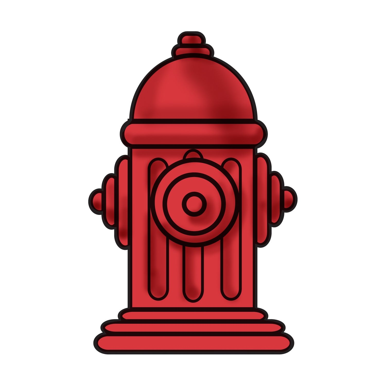 Fire Hydrant Template Fire Hydrant Snag Em Stamp Fire Hydrant Fire Hydrant Craft Firetruck Birthday