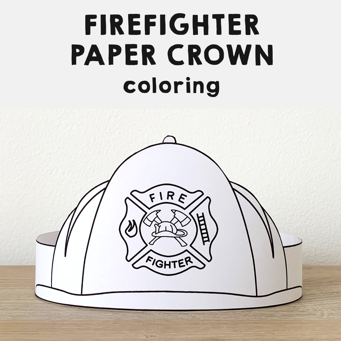 Fireman Hat Template Printable