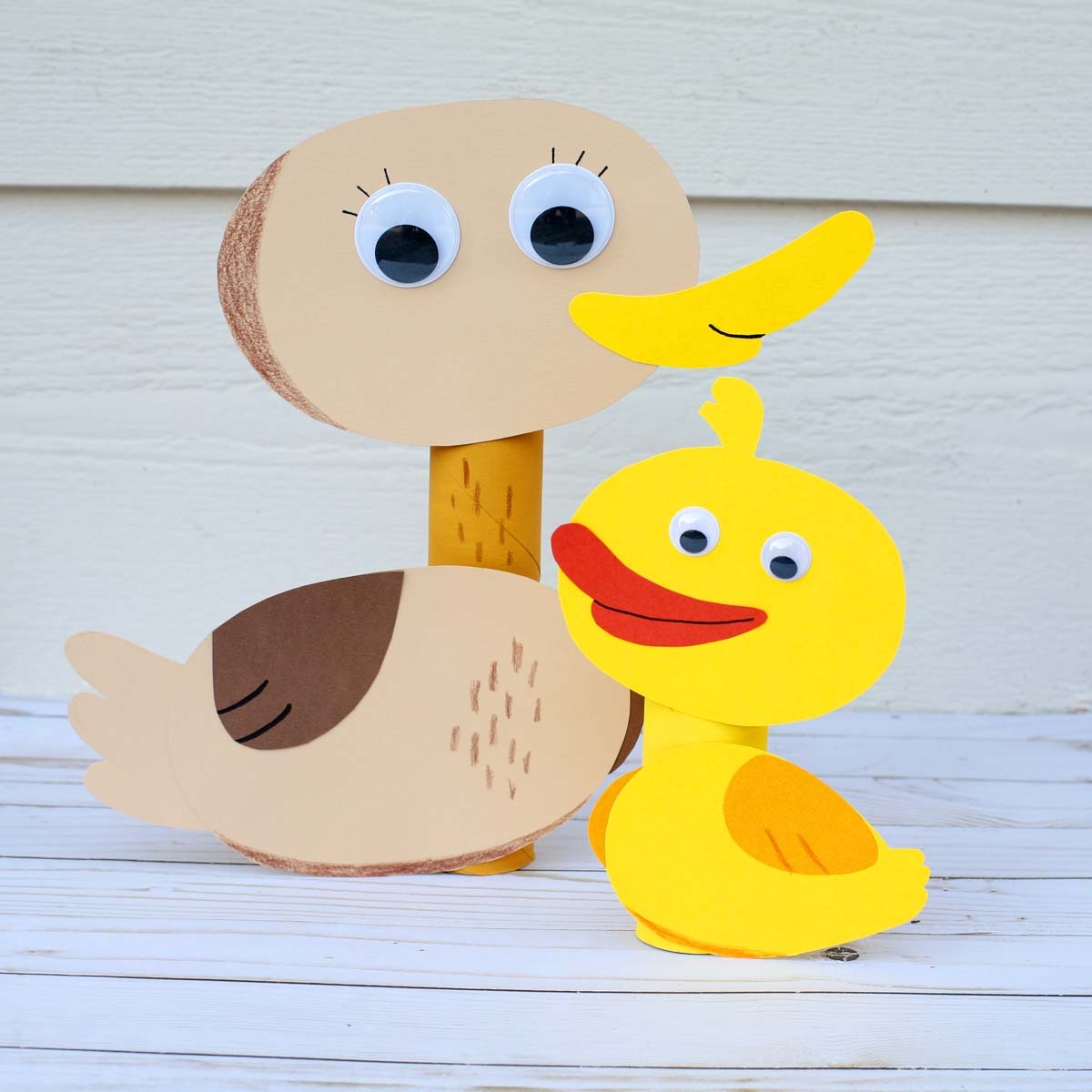 Cut Out Five Little Ducks Printable Template
